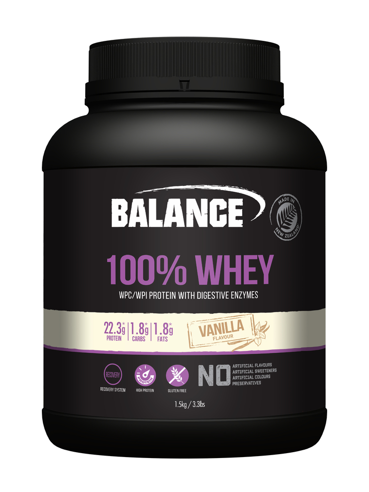 Balance 100 Whey Protein Natural WPC/WPI 1.5kg Vanilla