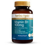 Herbs of Gold Vitamin B1 100mg 100 tabs