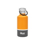 Insulated Atainless Steel Flask 600g Orange Grey