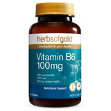 Herbs of Gold Vitamin B6 100mg 60 tabs