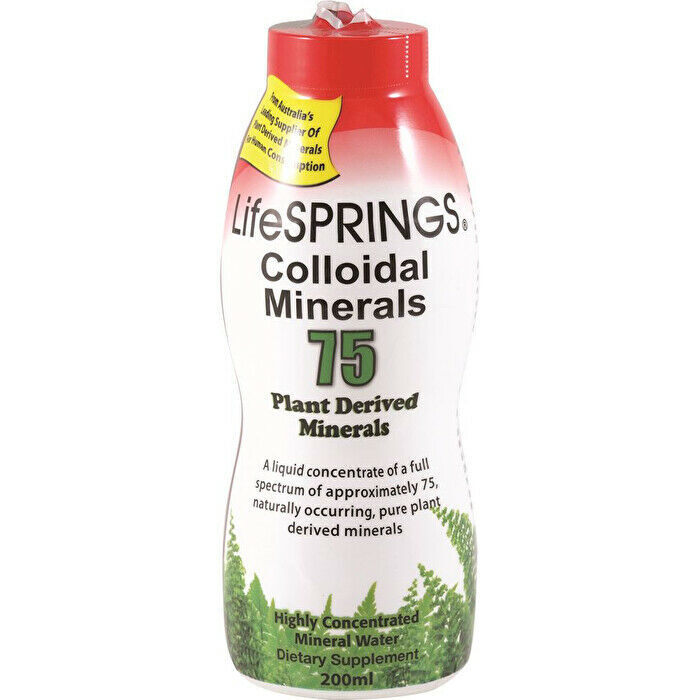 Colloidal Minerals 75 200ml LifeSprings