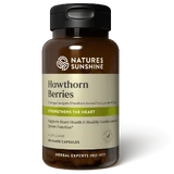 Natures Sunshine Hawthorn Berries 450mg 100 Capsules