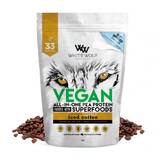 White Wolf Nutrition Vegan Superfood Pea Protein Blend 1kg Iced Coffee