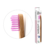 Humble Brush Kids Bamboo Toothbrush - Purple Ultra-Soft Bristles