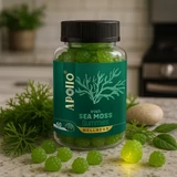 Apollo Nutraceuticals Irish Sea Moss Gummies 60 Green Apple Flavour