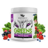 White Wolf Nutrition Greens Gut Health & Immunity 30 serves Berry Burst