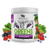 White Wolf Nutrition Berry Burst Greens + Immunity Super Blend 150g