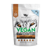 White Wolf Nutrition Vegan Superfood Pea Protein Blend 1kg Himalayan Salted Caramel