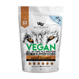 White Wolf Nutrition Vegan Superfood Pea Protein Blend 1kg Himalayan Salted Caramel