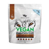 White Wolf Nutrition Vegan Superfood Pea Protein Blend 2.25kg Smooth Chocolate