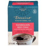 Teeccino Chicory Tea Dandelion Red Chai x 10 Tea Bags
