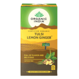 Organic India Tulsi Tea Lemon Ginger x 25 Tea Bags