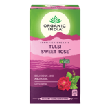 Organic India Tulsi Sweet Rose Tea 25 Infusion Bags