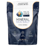 Baja Gold Signature Mineral Sea Salt - FINE Grind 454g (1lb)