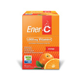 Ener-C Vitamin C 1000mg Oral Powder Effervescent Drink Mix Orange 12 sachets