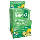 Ener-C Vitamin C 1000mg Oral Powder Effervescent Drink Mix Lemon/Lime 12 Sachets