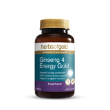 Herbs of Gold Ginseng 4 Energy Gold 30 tabs