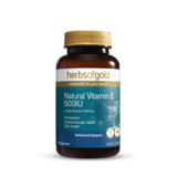 Herbs of Gold Natural Vitamin E 500IU 50 caps