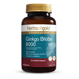 Herbs of Gold Ginkgo Biloba 6000 120 caps