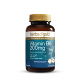 Herbs of Gold Vitamin B6 200Mg 60 tabs