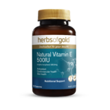 Herbs of Gold Natural Vitamin E 500IU 100 caps