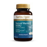 Herbs of Gold Natural Vitamin E 500IU 100 caps