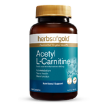 Herbs of Gold Acetyl L-Carnitine 120 caps