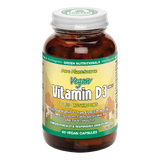 Green Nutritionals Vegan Vitamin D3 1000IU + Mushrooms 60 Capsules