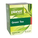 Planet Organic Green Tea Organic Tea 25 Tea Bags