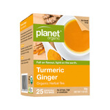 Planet Organic Turmeric Ginger x 25 Tea Bags