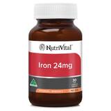 NutriVital Iron 24mg 30 tabs