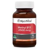 NutriVital Methyl B12 2500mcg 100 sublingual tabs