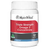 NutriVital Triple Strength Omega 3 Concentrate 150 caps