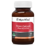 NutriVital Green Calcium Plus K2 & D3 120 caps (formerly Marine Calcium Plus)