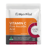 NutriVital Vitamin C Pure Ascorbic Acid 125g Powder