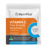 NutriVital Vitamin C Pure Sodium Ascorbate 125g Powder