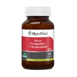 NutriVital Sinus Congestion + Horseradish 120 caps