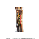 NITROVOL High Protein Muscle Bar 80g Chunky Peanut Butter Fudge