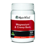 NutriVital Magnesium & Cramp Bark 200 Caps