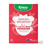 Kintra Foods English Breakfast Tea 25 Filter Bags