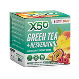 Green Tea X50 Assorted 6 Flavour 60 Sachets