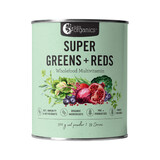 Nutra Organics Super Greens + Reds Powder 300g