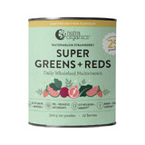 Nutra Organics Organic Super Greens + Reds Watermelon Strawberry 300g