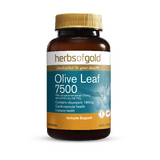 Herbs of Gold Olive Leaf 7500 60 Tablets (EOL)