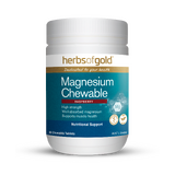 Herbs of Gold Magnesium Chewable Raspberry Flavour 60 tabs