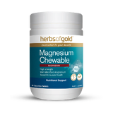 Herbs of Gold Magnesium Chewable Raspberry Flavour 60 tabs