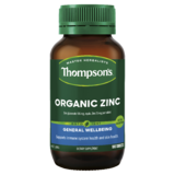 Thompsons Organic Zinc 180 tabs