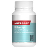 Nutra-Life Bilberry 10,000 Plus 60 tabs