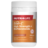 Nutra-Life Ester-C High Strength + Bioflavonoids 120 tablets