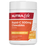 Nutra-Life Rapid-C 500mg Chew 120 tablets